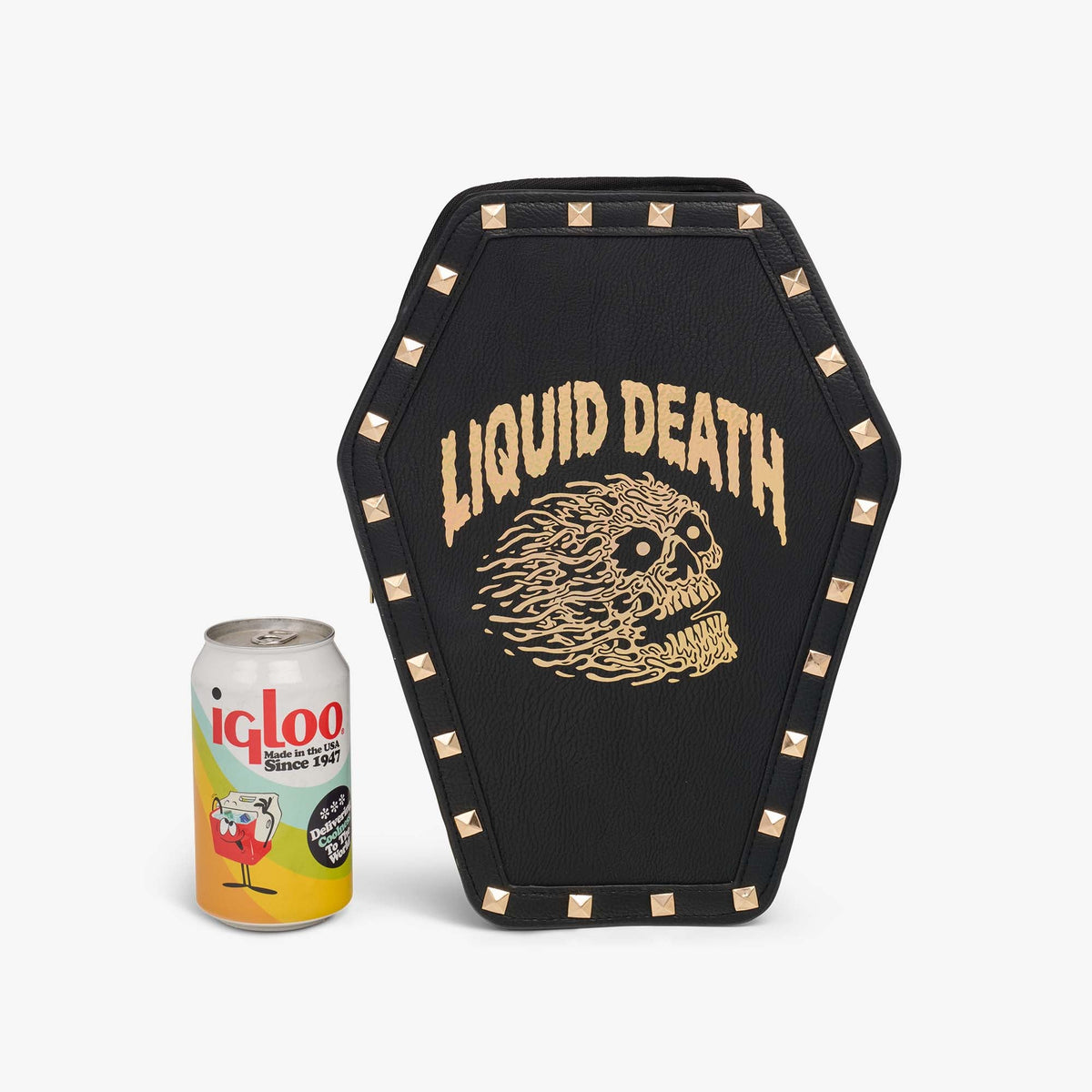 Liquid Death Coffin Crossbody Cooler Bag