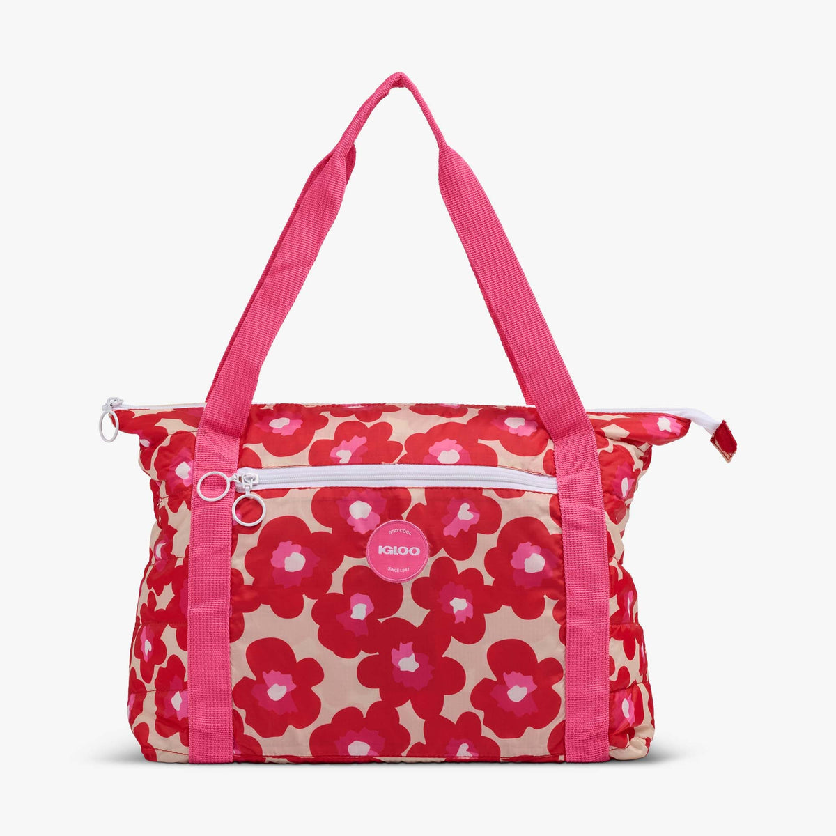 Retro Packable Puffer 20-Can Cooler Bag