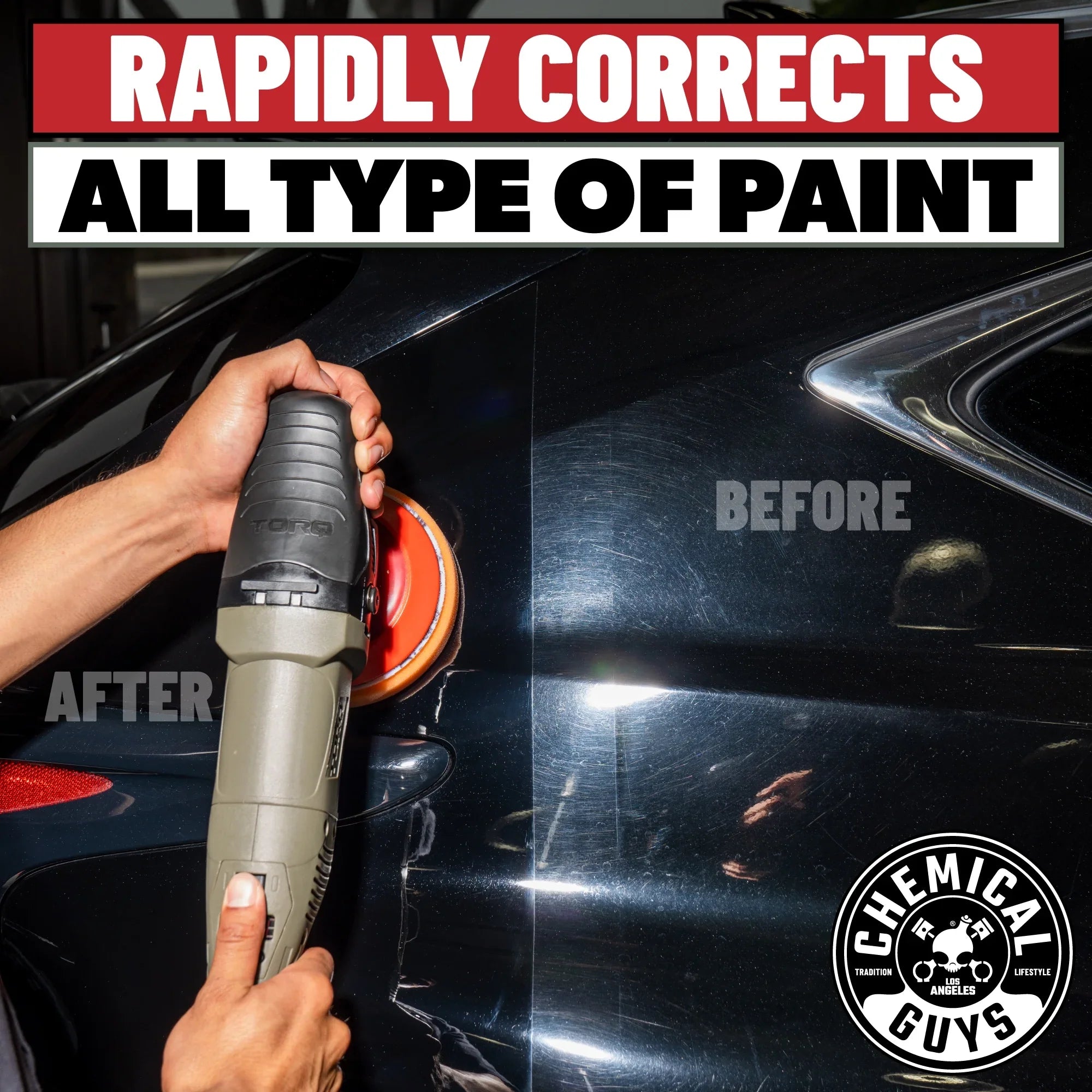 Restoration Use 2 Step TORQ R Rotary Polisher Kit