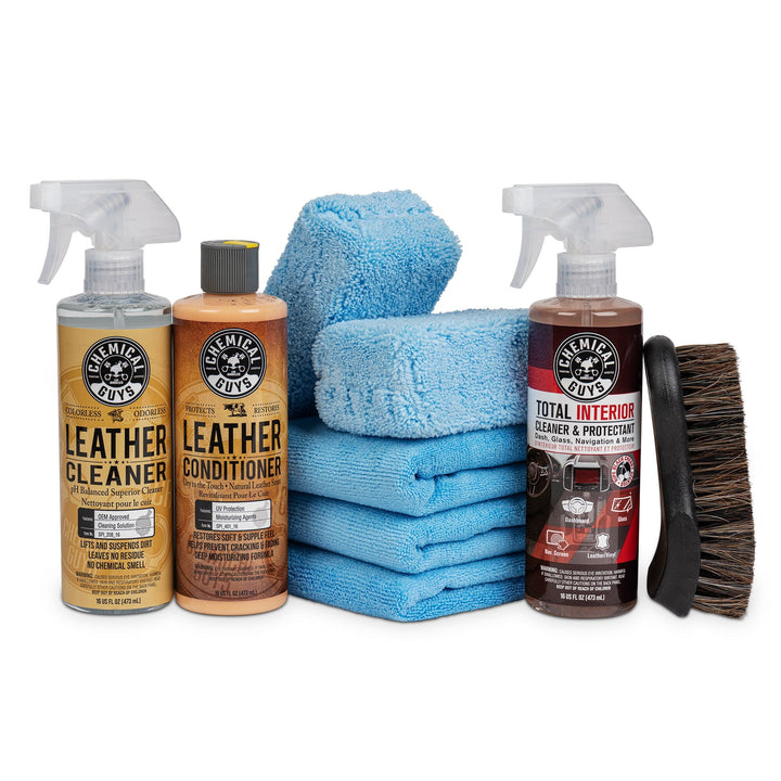 Leather & Fabric Interior Cleaner Deluxe Kit B7
