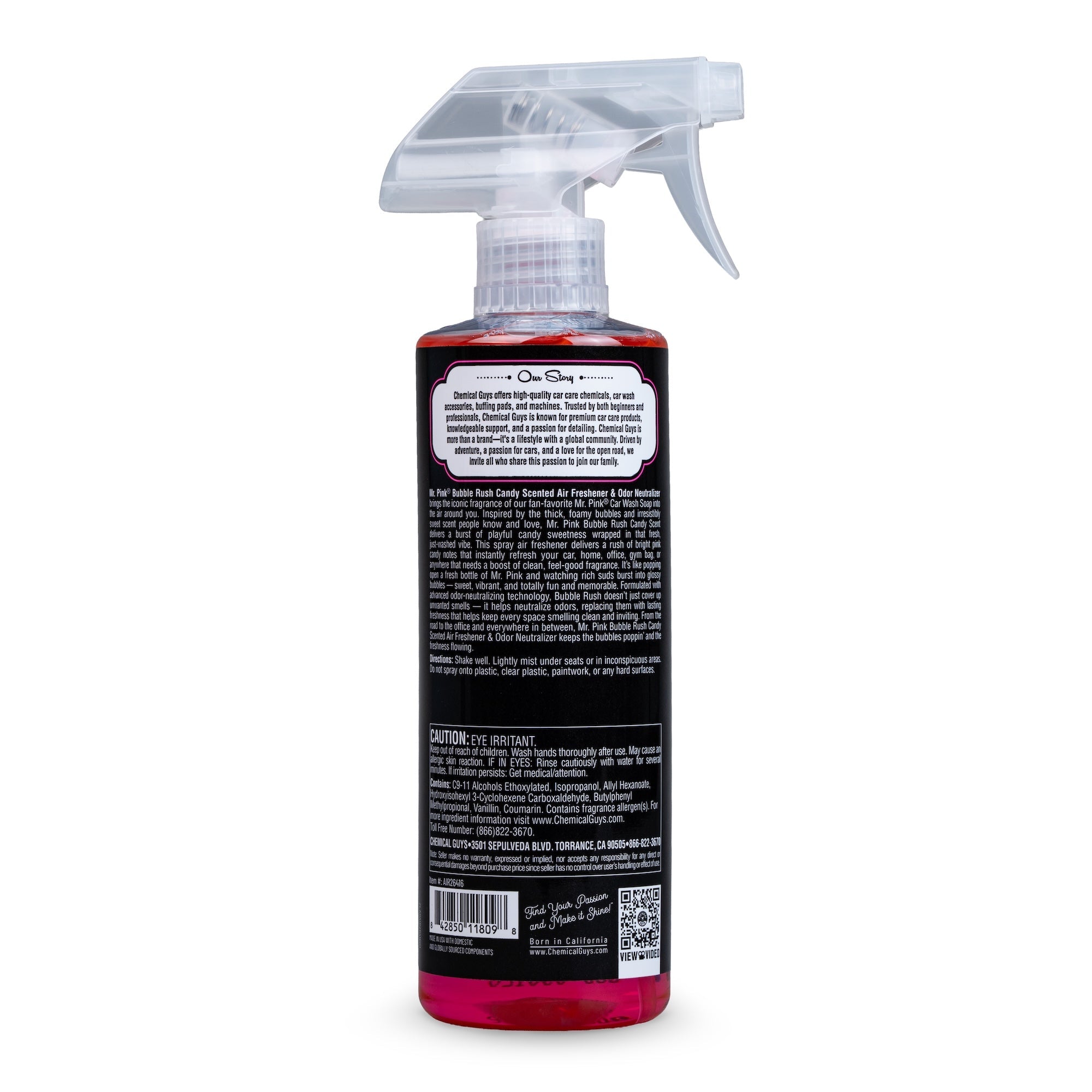 Mr. Pink Bubble Rush Candy Air Freshener & Odor Neutralizer