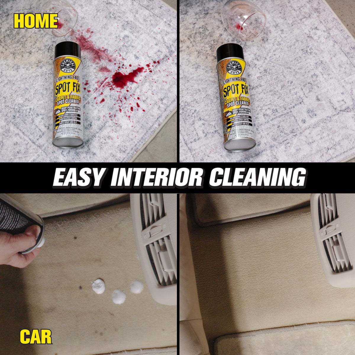 Lightning Fast Spot Fix Carpet & Fabric Spot Cleaner