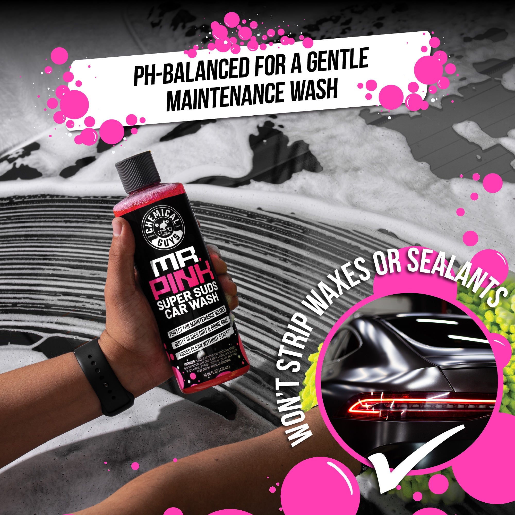 Mr. Pink Car Wash Shampoo Bundle
