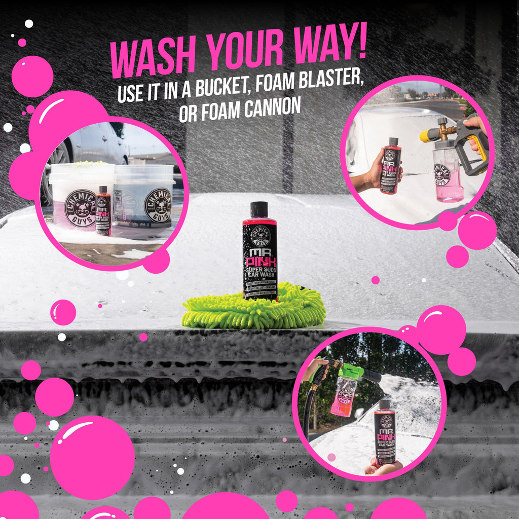 Mr. Pink Car Wash Shampoo Bundle