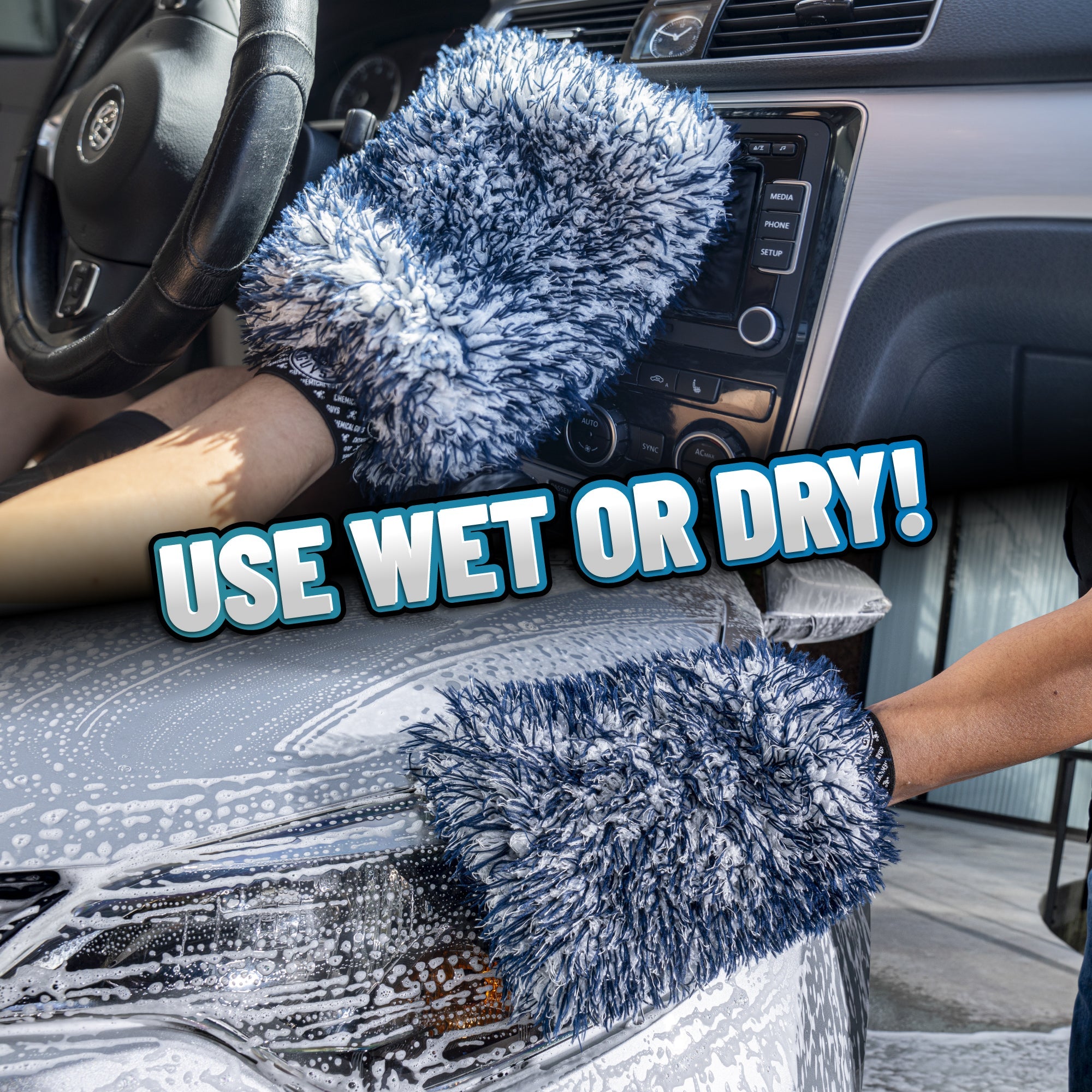 The Dually Microfiber Wash Mitt