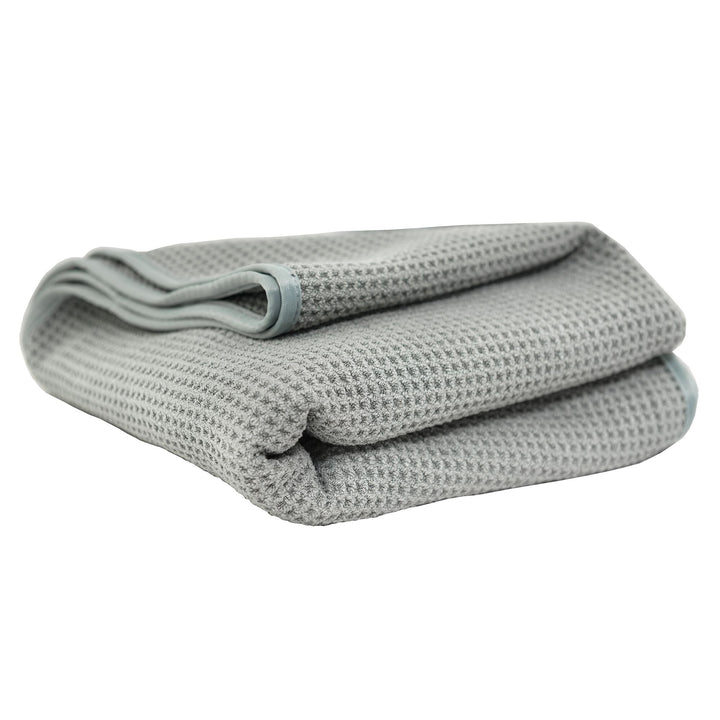 Waffle Weave Gray Matter Microfiber Drying Towel J9