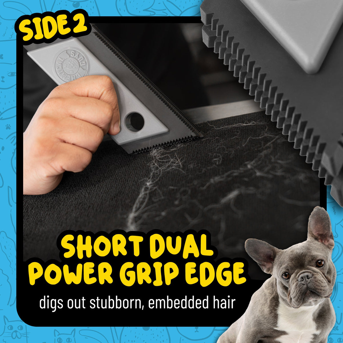 Grubbie Edge Pet Hair Removal Tool