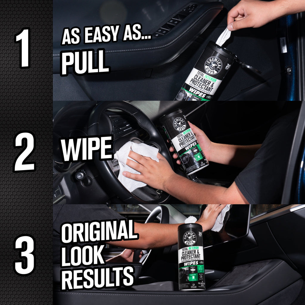 Total Interior Wipes 3-Pack Kit