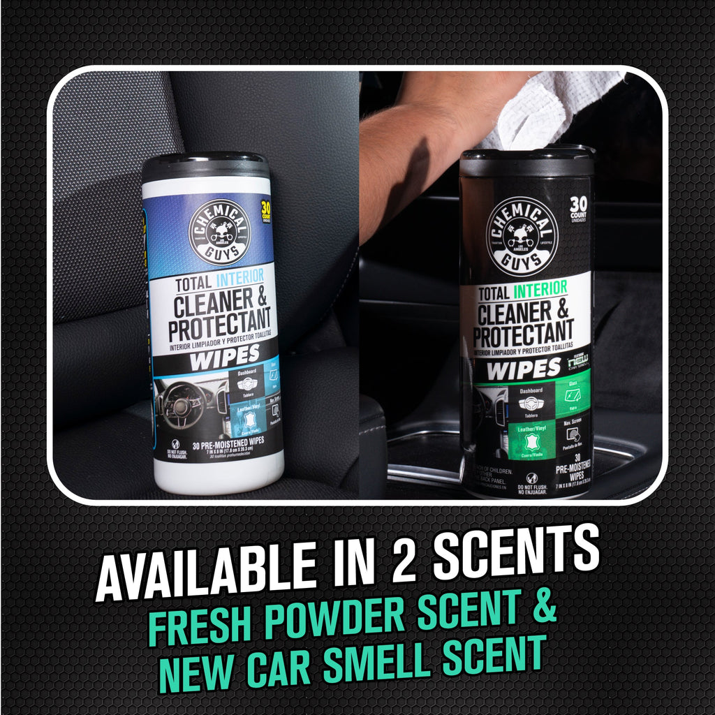 Total Interior Cleaner & Protectant Canister Wipes