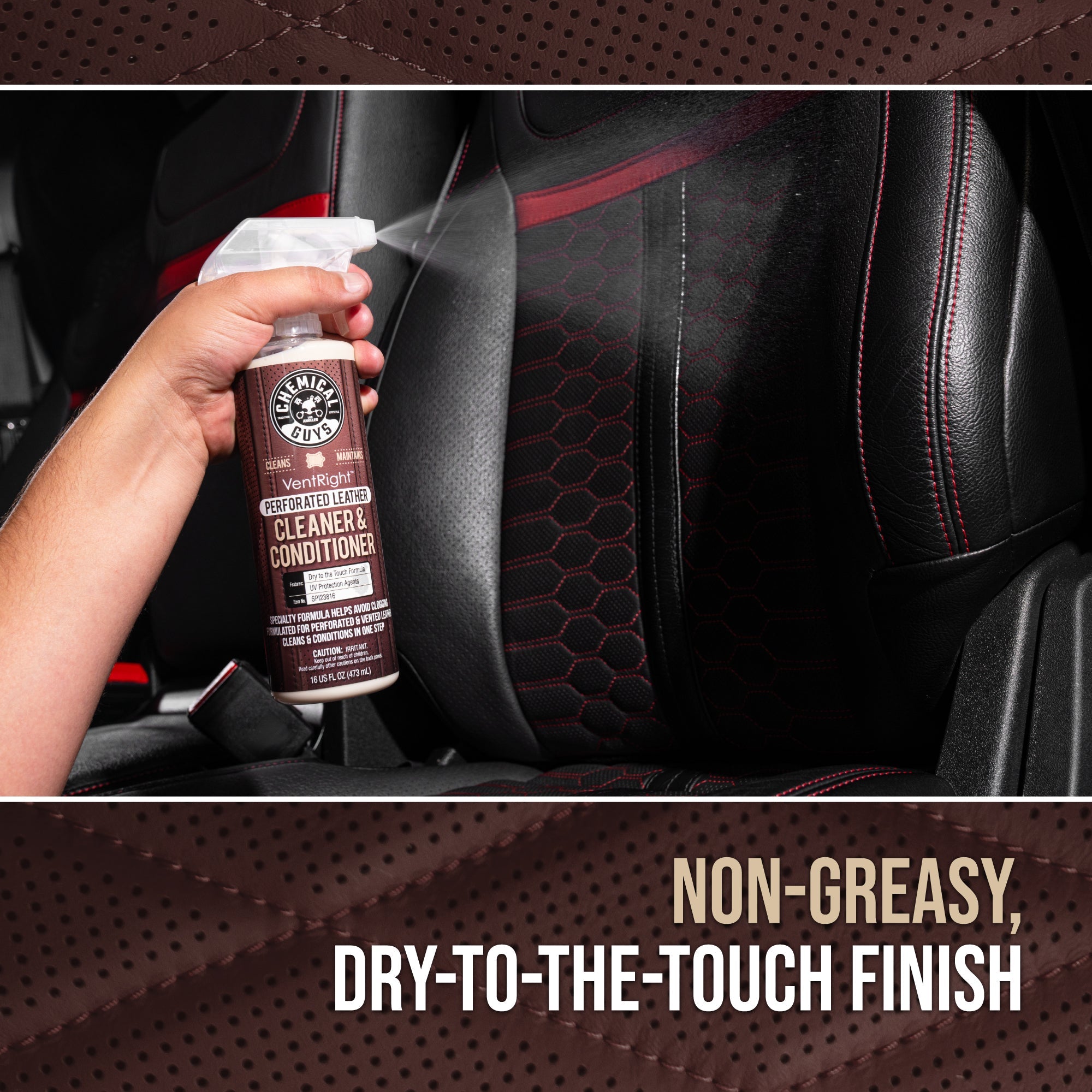 VentRight Perforated Leather Cleaner