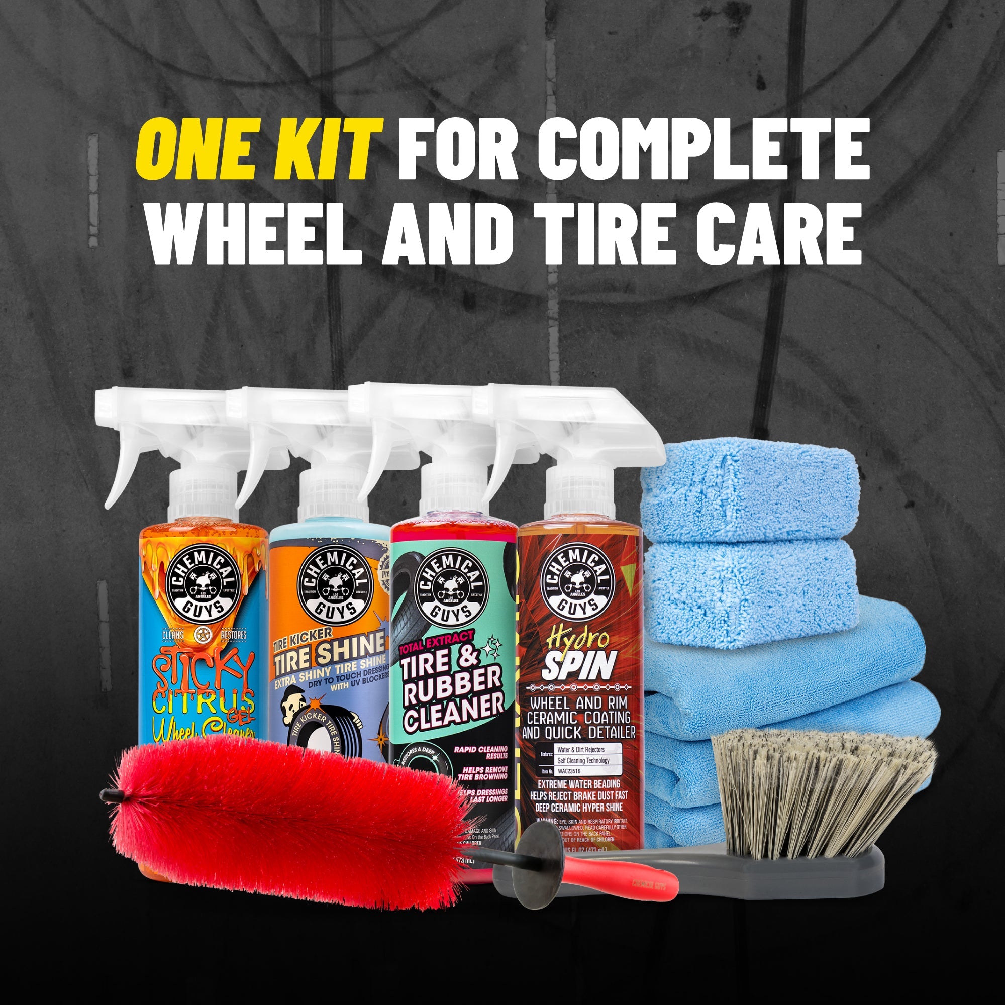 Wheel & Tire Clean & Protect Kit