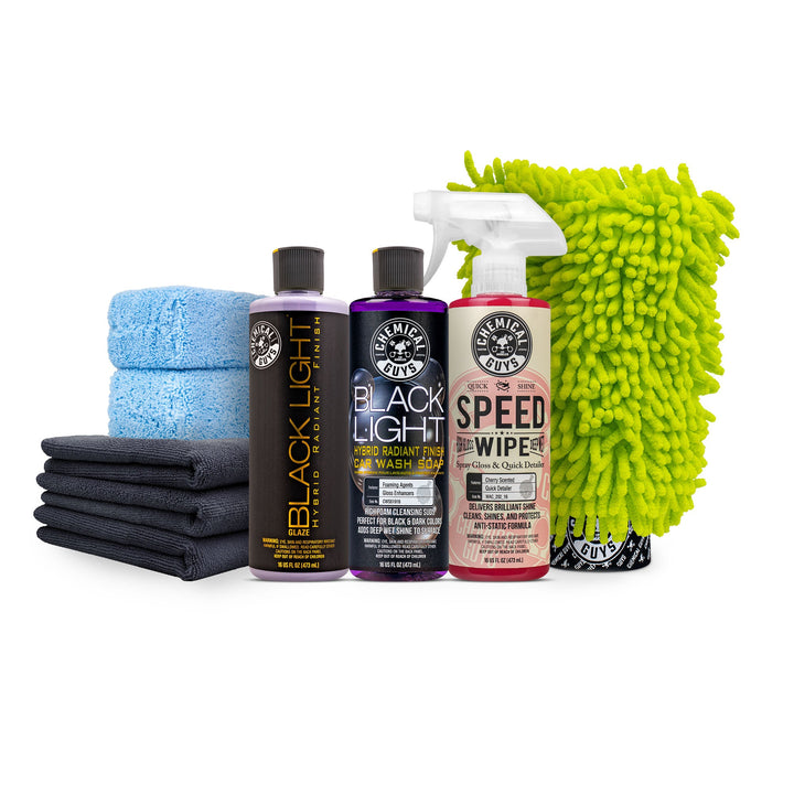 Black Car Wash Glaze & Detail Deluxe Kit G3
